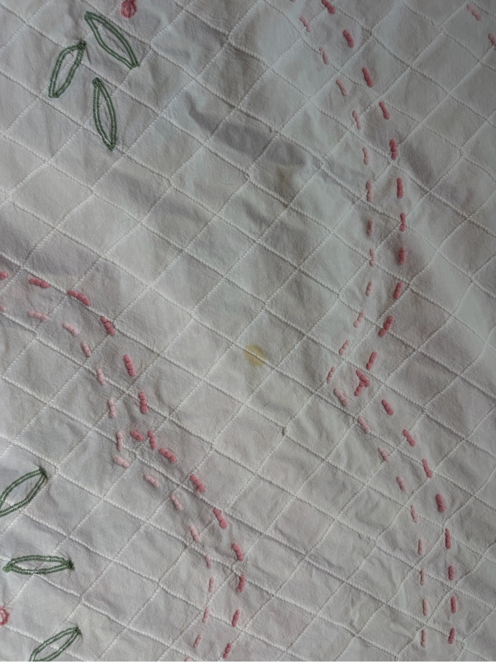 Vintage Chenille Bedspread Cabin Crafts Needletuft Original Cottagecore - Picture 9 of 10